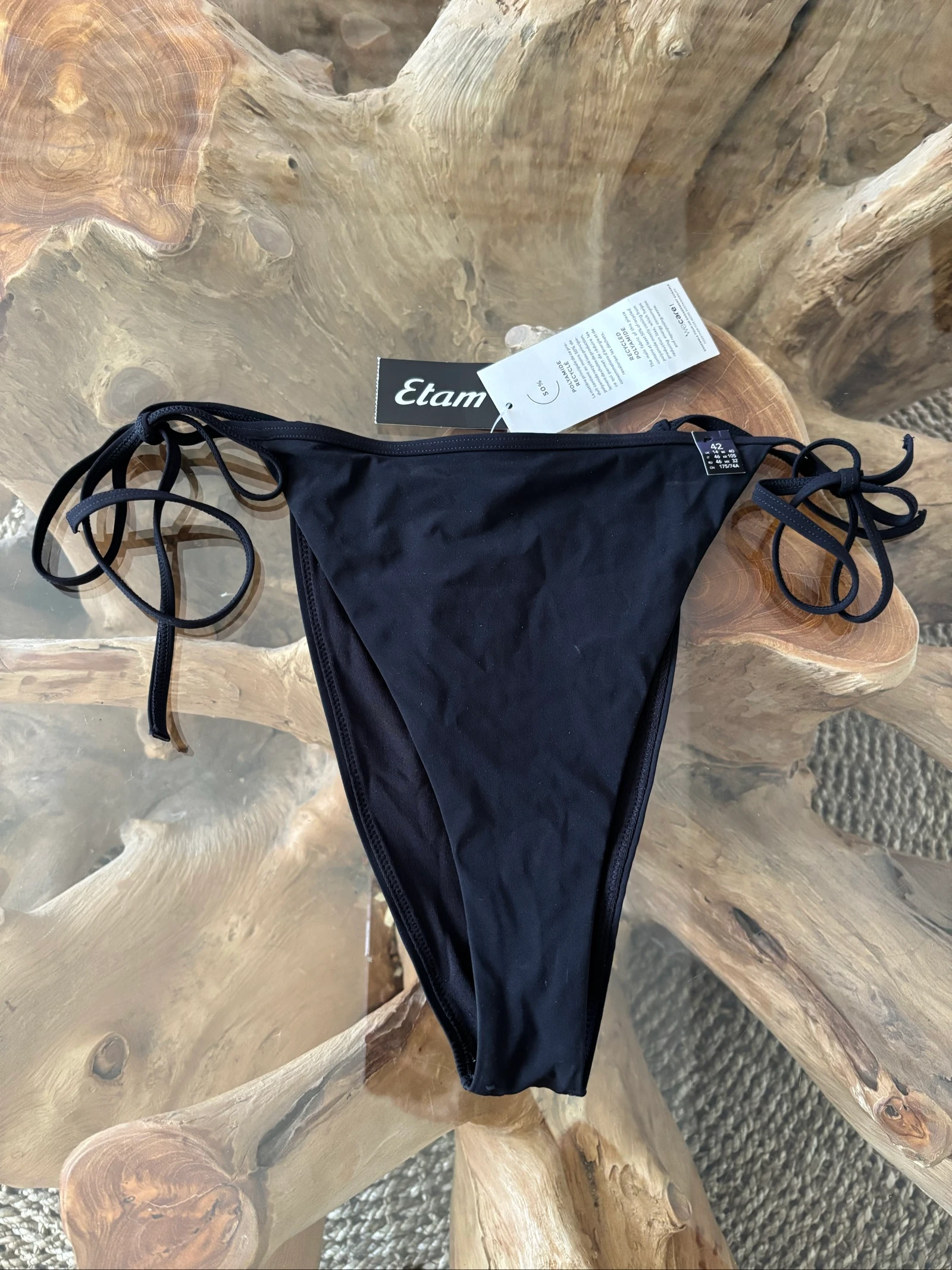 Bas de maillot de bain etam noir 38